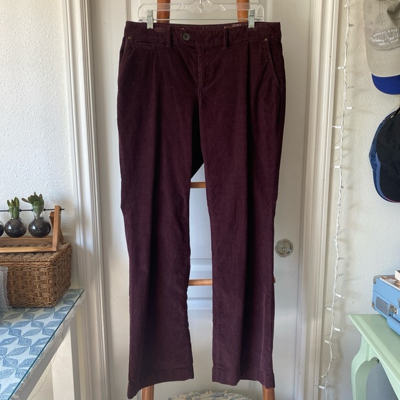 Maroon corduroy pants - Picture 1 of 4